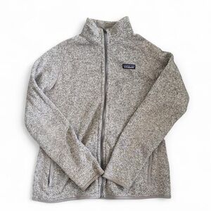 Patagonia Heather Gray Full-Zip Better Sweater Jacket